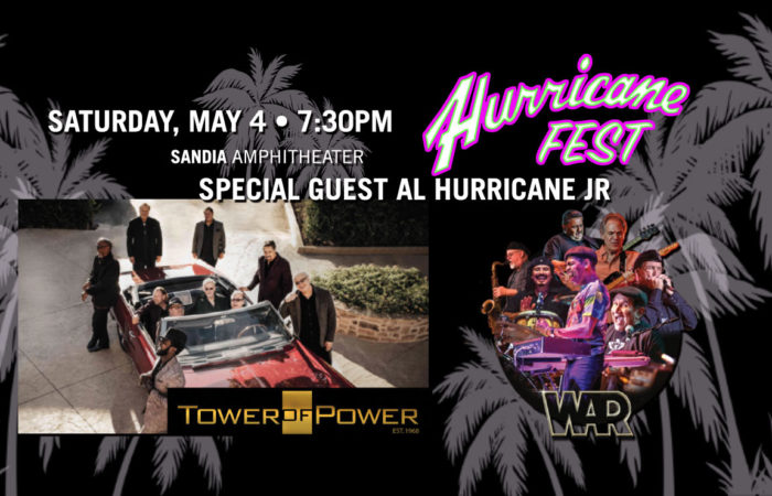 Hurricane fest tower of power war in concert live cinco de mayo