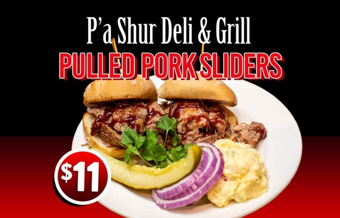 pulled pork slider