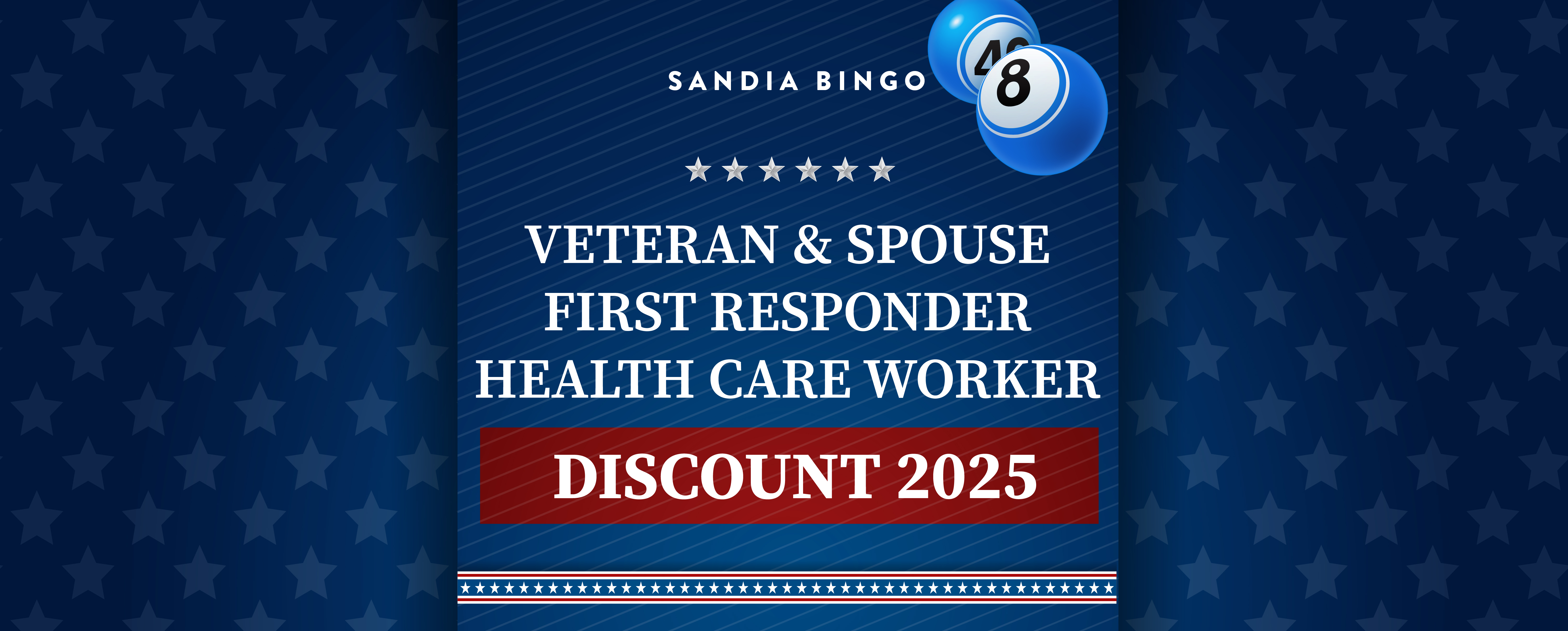 veterans bingo discount